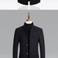 Business Casual Trench Coat Men Style Winter Coat Men's Autumn and Winter Wool Mix Coat Jacket The Clothing Company Sydney