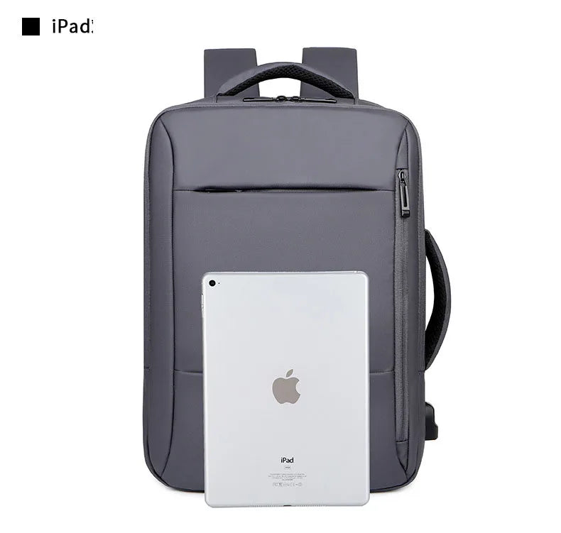 Large Backpack USB Charging Laptop Bagpack Waterproof Business Travel Cabin Hand Luggage Back Pack Bag