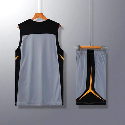 2 Piece Sportswear Basketball Jersey Shorts Set Blank custom Men Women Kids Basketball Uniforms