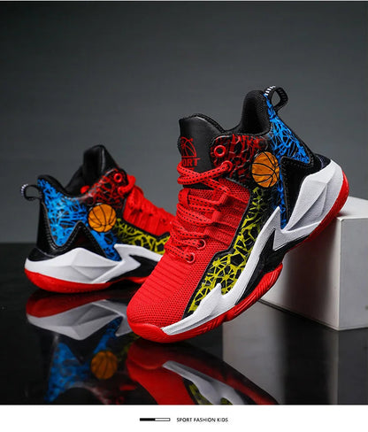 Kids Children's Sports Boys Girls Running Casual Outdoor Breathable Mesh Wear-Resistant Sneakers Basketball shoes. The Clothing Company Sydney