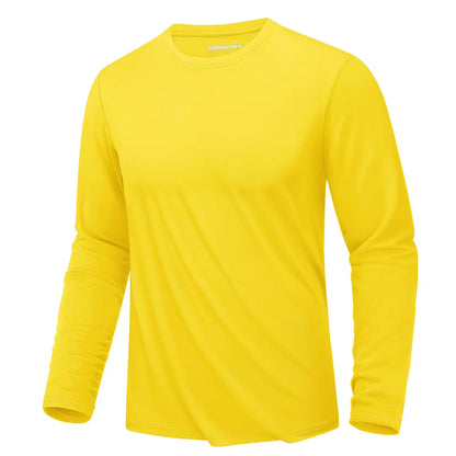 UPF 80+ Sun Protection T-shirts Men's Quick Dry Long Sleeve Athlectic T Shirts Performance Sports T-shirts Rash Guard The Clothing Company Sydney