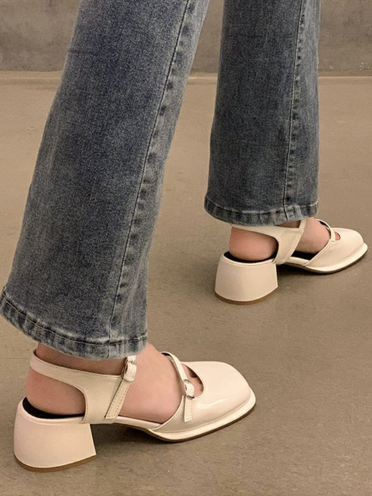 Non-slip Round Toe Sandals Shoes Ladies Casual Summer Hollow Beach Elegant Shoes Fashion Party Shoes The Clothing Company Sydney