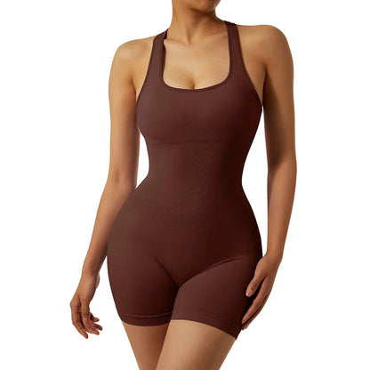 Women Yoga Shorts Sleeveless Sport Romper Bodysuits Summer Yoga Playsuits Gym Fitness Outfit Jumpsuits Activewear The Clothing Company Sydney