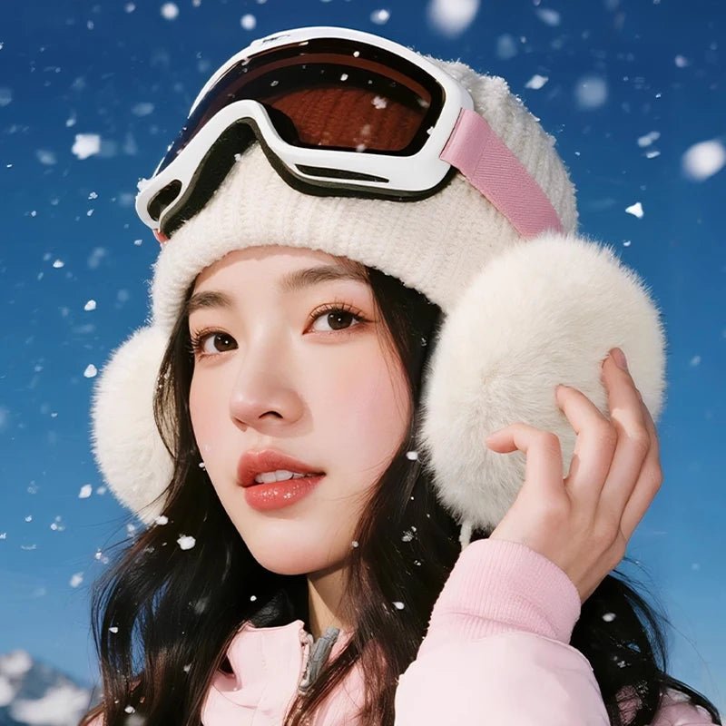 Winter Solid Soft Plush Ear Keep Warmer Earmuffs Fashion Outdoor Sports Earflap Protection Ear-Muffs Ear Cover