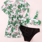 Flower Print Girls Swimwear Kids Children 3 Piece Swimsuit Cover Up Set Teens Swimming Suit The Clothing Company Sydney