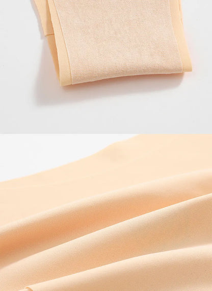 6 Pack Ice Silk Seamless Underwear Low Waisted Pants Breathable High Elasticity Lingerie Intimates Panties Briefs