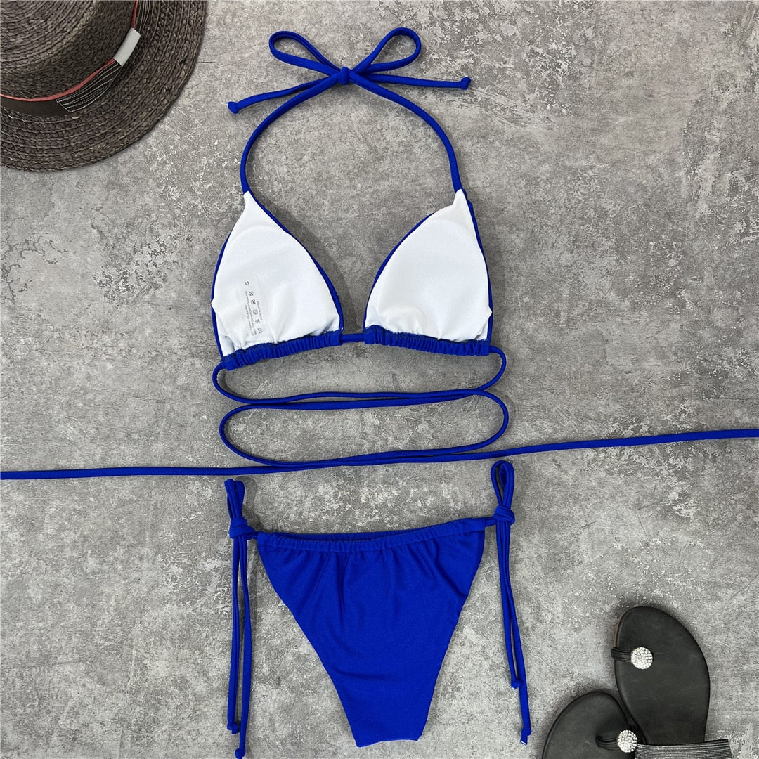 Wrap Around Mini Bikini Swimwear Women's Swimsuit Two piece Bikini set Brazilian Bather Bathing Suit Swimwear The Clothing Company Sydney