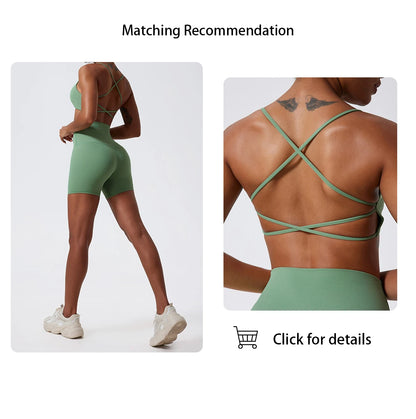 Yoga Clothing Push Up Gym Shorts Womens High Waist Sports Leggings Workout Cycling Shorts - The Clothing Company Sydney