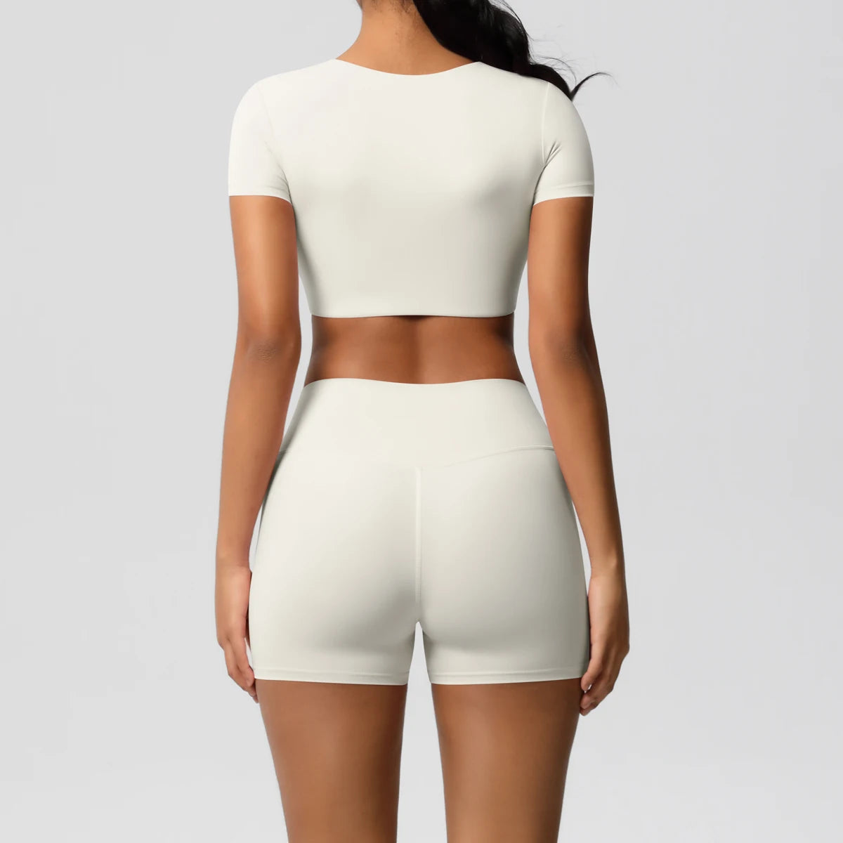 2 Piece Workout Sportswear Active Wear Sports Tank Top Bike Shorts Women Gym Bicycle Sorts Matching Set The Clothing Company Sydney