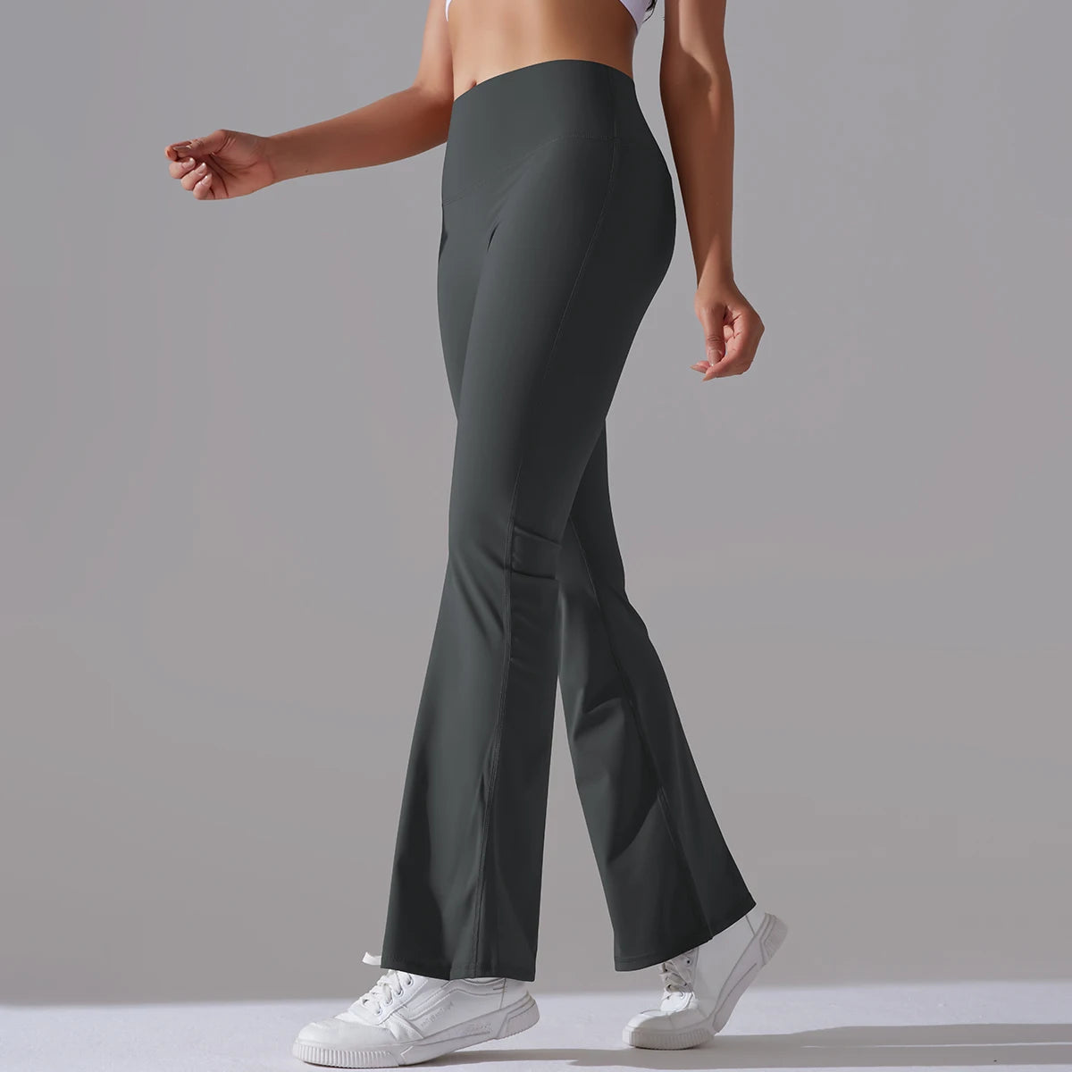 Flare Wide Legged Yoga Pants Womens Yoga Trousers High Waist Gym Fitness Pants Stretch Dance Workout Leggings The Clothing Company Sydney