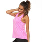 Women's Yoga Shirts Solid Sports Wear Fitness Gym Clothing Fit Top Workout Training Crop Tops Sleeveless Blouse T-shirts Quick Dry Top