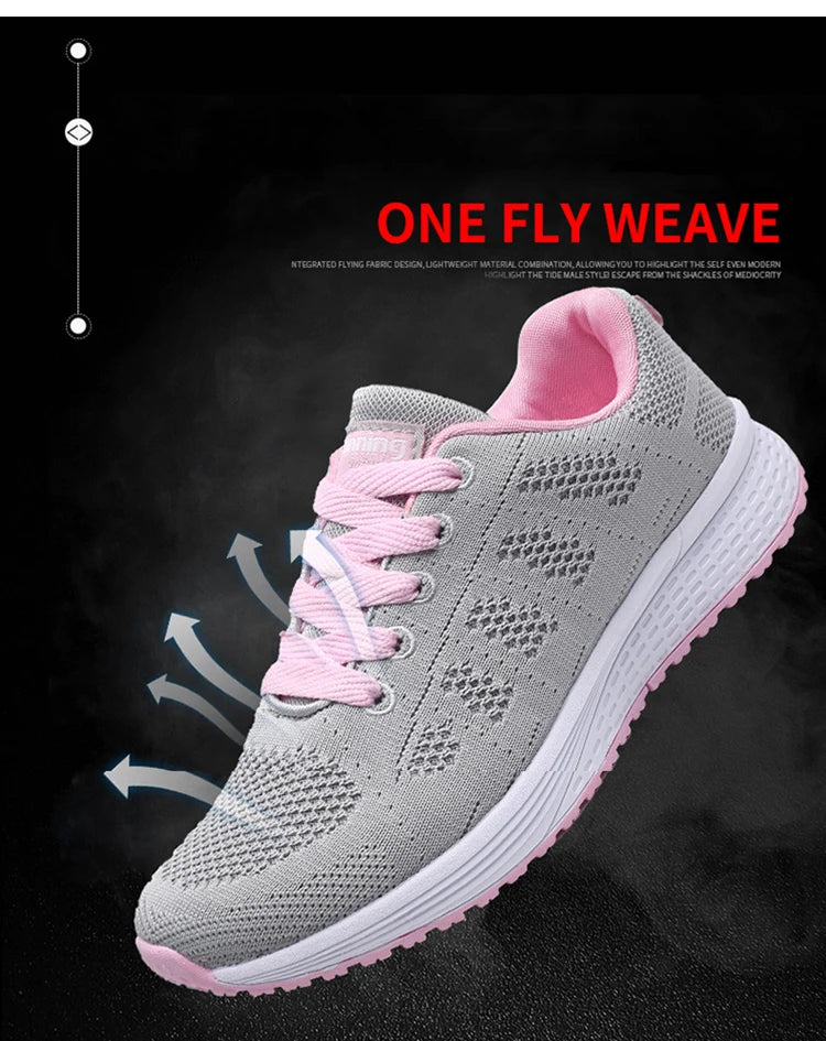 Women's Flats Fashion Lightweight Lace Up Round Toe Sneakers Walking Shoes The Clothing Company Sydney