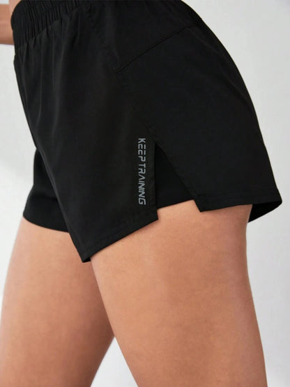 Women's Two Piece Gym Yoga Running Fitness Tennis Casual Basic Sports Shorts