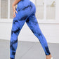 Marbling Tie-Dye Yoga Pants Sports Leggings Exercise Running Fitness High Waist Seamless Gym Leggings Women's Workout Tights The Clothing Company Sydney