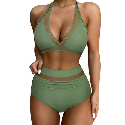 High Waist Push Up Swimsuit Women Black Beachwear Swimwear Adjustable Bathing Suit Bikini Set The Clothing Company Sydney