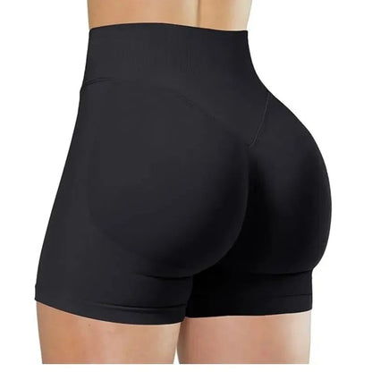 Women's Seamless High Waist Gym Slim Fit High Elastic Yoga Shorts for Fitness Training Running & Cycling Shorts The Clothing Company Sydney