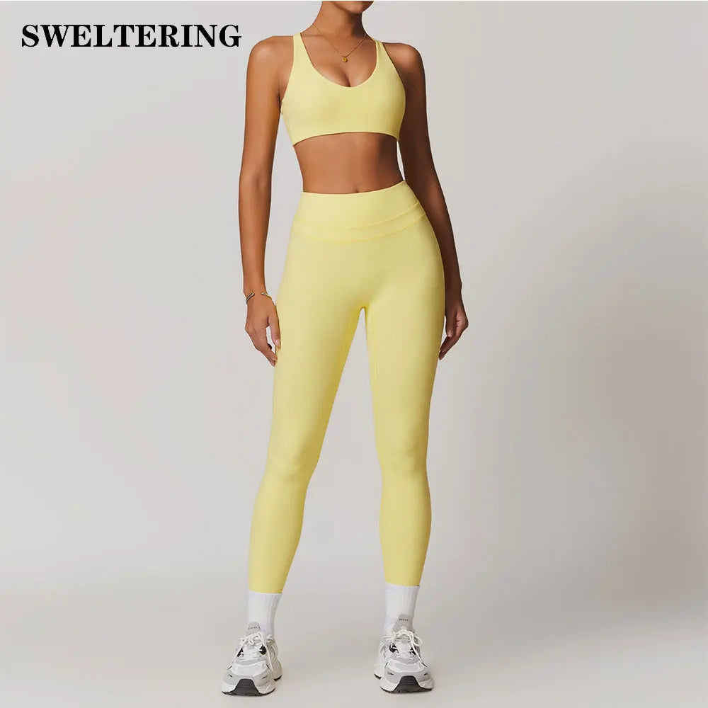 2 Piece Sportswear Women Yoga Set Gym Clothes Sportswear Yoga Suits Fitness Set Tracksuits Sports Bra Gym Leggings The Clothing Company Sydney