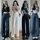 High Waisted Jeans Y2K Fashion Women Clothing Blue Black Straight Leg Denim Pants Trousers Mom Jean Baggy Trousers