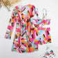 3 Piece Summer Print Swimsuits Tankini Sets Swimwear Beach Wear Bathing Suits Pool Women's Swimming Suit