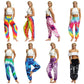 Tie-Dye High Waist Harem Pants Yoga Trousers Baggy Elastic Waist Boho Pants Casual Loose Beach Pants