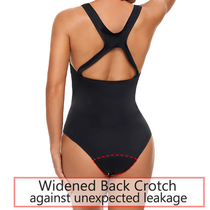 Menstrual Swimsuit Woman One Piece Period Swimwear Leak Proof Menstruation Period Underwear Absorbent Beachwear The Clothing Company Sydney
