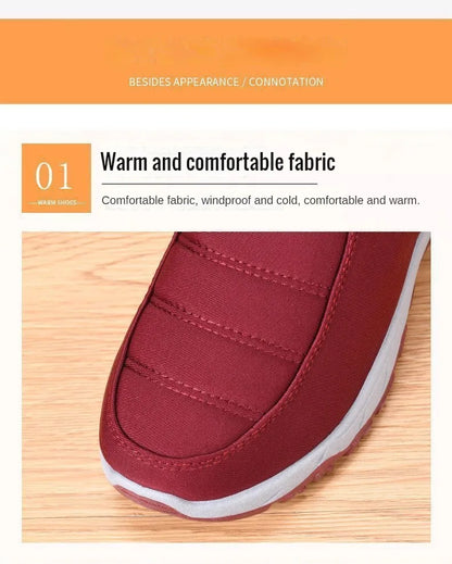 Men's Autumn Winter Casual Cotton Warm Wear Resistant Chunky Sole Shoes