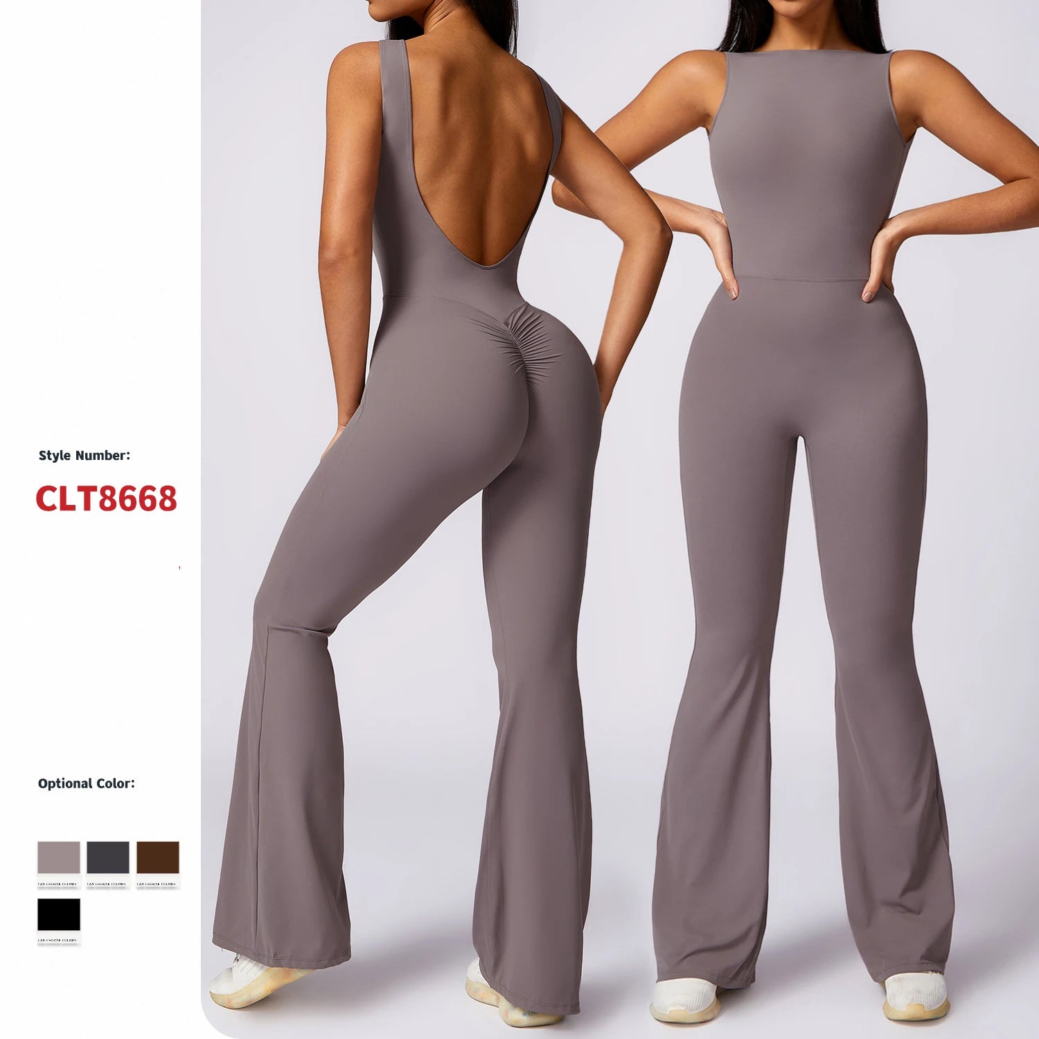 Women's V Back Jumpsuit Gym Set Sports Jumpsuit Training Yoga Suit Fitness Rompers Stretch Workout Bodysuits Sportswear The Clothing Company Sydney