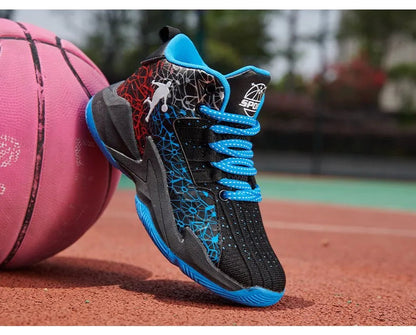Kids Children‘s Basketball Shoes Non-slip Breathable Basketball Training Sneakers Lace-up Boys Girls Basketball Boots Athletic Shoes The Clothing Company Sydney
