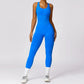 Seamless Gym Sport Jumpsuit Women Sportswear Hollow Backless Scrunch Fitness Overalls Push Up One Pieces Outfit Yoga Wear The Clothing Company Sydney