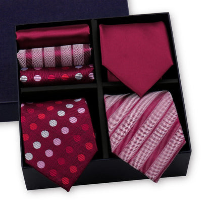 Luxury Men's Tie Sets In Gift Box Paisley Striped Necktie Handkerchief For Men Wedding Formal Clothing Accessories Set The Clothing Company Sydney