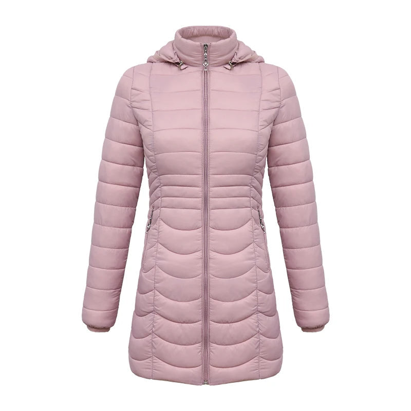 Winter Ultralight Warm Long Parka Coat Hooded Women Outdoor Padded Cotton Clothing Outerwear Jacket The Clothing Company Sydney