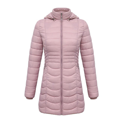 Winter Ultralight Warm Long Parka Coat Hooded Women Outdoor Padded Cotton Clothing Outerwear Jacket The Clothing Company Sydney