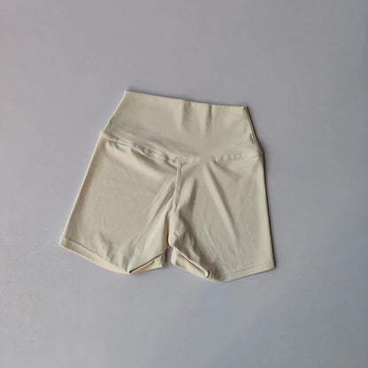 2 Piece Yoga Gym Set Halter Top Set Yoga High Waist Shorts Backless Tights Bra Vest Seamless Stretch Ribbed Shorts Set