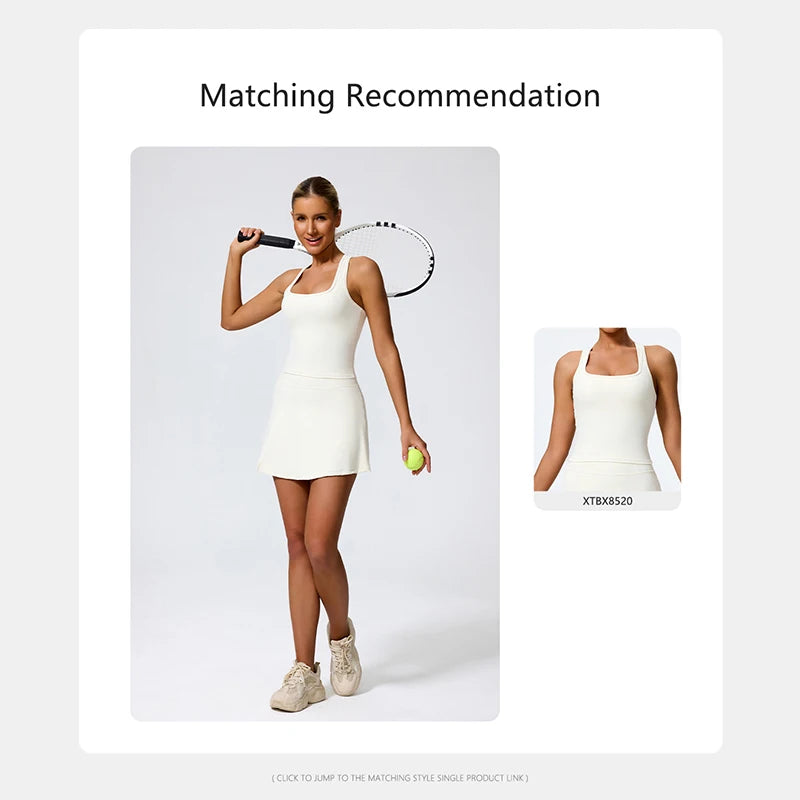 Women's Sports Skirt  High Waisted Workout Yoga Golf Skirt Quick Dry Breathable Short Skirt Casual Running Tennis Skorts
