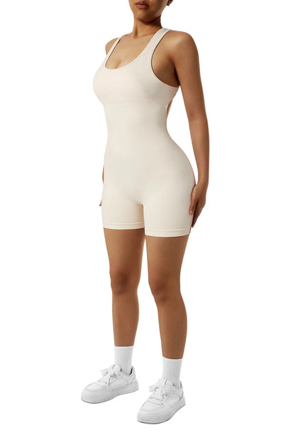 Women Yoga Shorts Sleeveless Sport Romper Bodysuits Summer Yoga Playsuits Gym Fitness Outfit Jumpsuits Activewear The Clothing Company Sydney