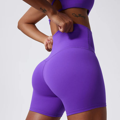 Yoga Clothing Push Up Gym Shorts Womens High Waist Sports Leggings Workout Cycling Shorts - The Clothing Company Sydney