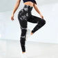 Seamless Tie Dye Bleach Sport Leggings Women Push Up Elastic Yoga Pants Fitness Gym Workout Tights Running Leggings The Clothing Company Sydney