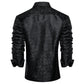 Men's Long Sleeve Black Paisley Silk Dress Shirts Casual Tuxedo Wedding Party Shirt Luxury Designer Men Clothing The Clothing Company Sydney