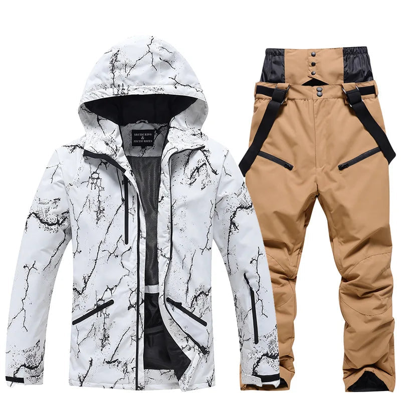 2 Piece Jacket Pants Ski Suit Sets Waterproof Snow Costume Ski Jacket and Pant Set Outdoor Clothing Snowboarding Set The Clothing Company Sydney