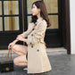 Spring And Autumn Women's Mid-Length Trench Coat Tie-In Jackets Coats The Clothing Company Sydney