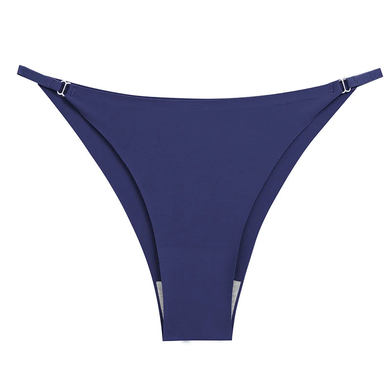 Fashion Women's Panties Silk Satin Seamless Underwear Soft Lingerie Breathable Comfortable Briefs Female Underpants