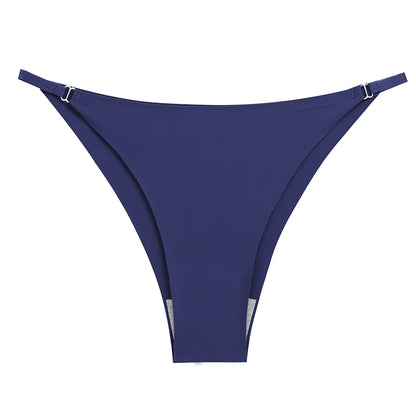 Fashion Women's Panties Silk Satin Seamless Underwear Soft Lingerie Breathable Comfortable Briefs Female Underpants