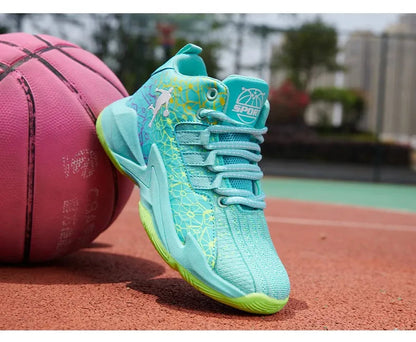 Kids Children‘s Basketball Shoes Non-slip Breathable Basketball Training Sneakers Lace-up Boys Girls Basketball Boots Athletic Shoes The Clothing Company Sydney