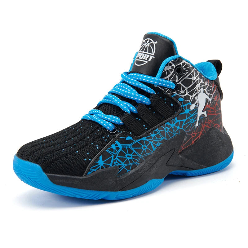 Kids Children‘s Basketball Shoes Non-slip Breathable Basketball Training Sneakers Lace-up Boys Girls Basketball Boots Athletic Shoes The Clothing Company Sydney
