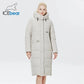 Women's Outwear Parka Super Long Warm And Windproof Zipper Cotton Coat Winter Jackets