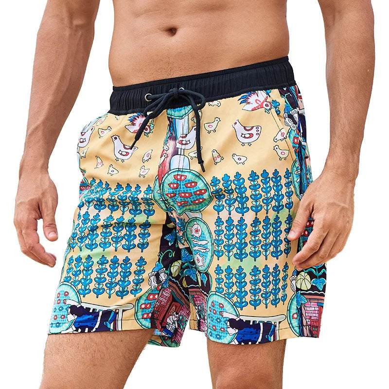 Men's Swimming Trunks Hot Swimsuit Mens Swim Briefs Beach Shorts Swimwear