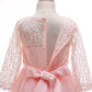 Girls Teenage Princess Dress Party Ball Gown Wedding Lace Kids Christmas Bridesmaid Costume Birthday Party Dress