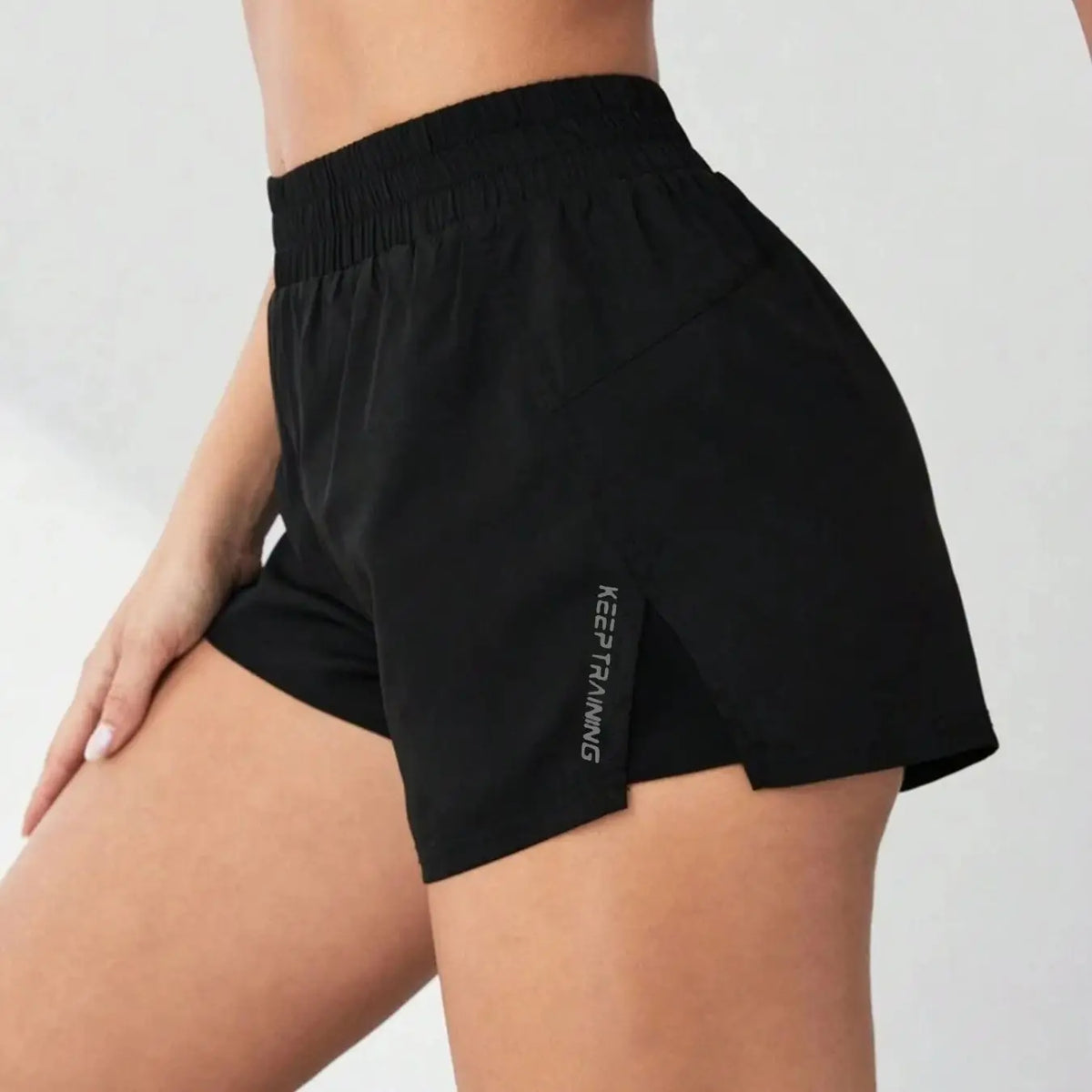 Women's Two Piece Gym Yoga Running Fitness Tennis Casual Basic Sports Shorts