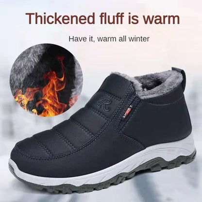 Men's Autumn Winter Casual Cotton Warm Wear Resistant Chunky Sole Shoes