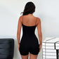 Spaghetti Strap Jumpsuit Tight Fitting Women's Summer Jumpsuit Playsuit Bodycon Short White Black Shorts Romper The Clothing Company Sydney